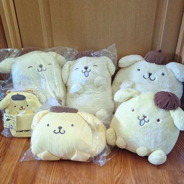 ポムポムプリン ぬいぐるみ 6点 まとめ売り