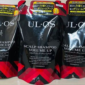 ウルオス スカルプシャンプー ボリュームアップ 420mL×3個 新品