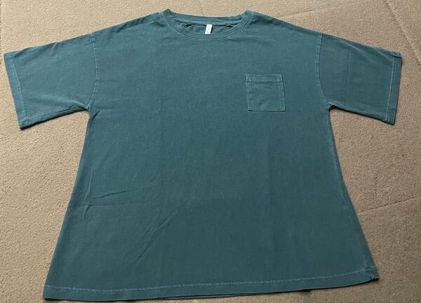 フリーサイズ LUPILIEN Tシャツ 半袖Tシャツ ミリタリー カーキ グリーン ナチュラン ラグランスリーブ