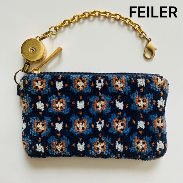 FEILER フェイラー ベルオトンヌ キーフック付き ポーチ キーケース
