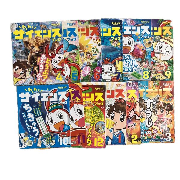 チャレンジ1年生 わくわくサイエンスブック 1年生 12冊 知育 まとめ売り