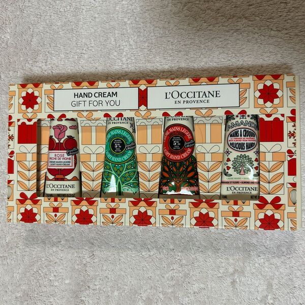 ロクシタン ハンドクリーム ギフトセット 4個セットL'OCCITANE 未使用 ギフト ミニハンドクリーム ミニサイズ 4本