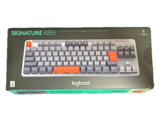 ロジクール SIGNATURE K855 ワイヤレス キーボード 日本語配列 K855BG(ブルーグレー)