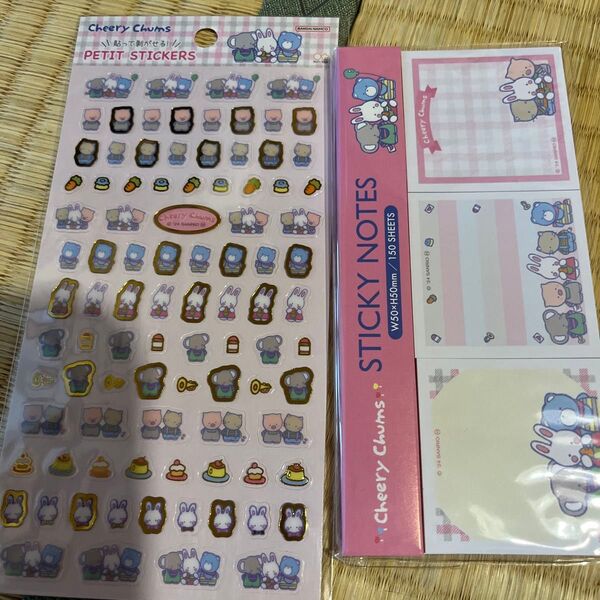 サンリオ サンスター チアリーチャム シール 付箋メモ セット 文房具 手帳デコ