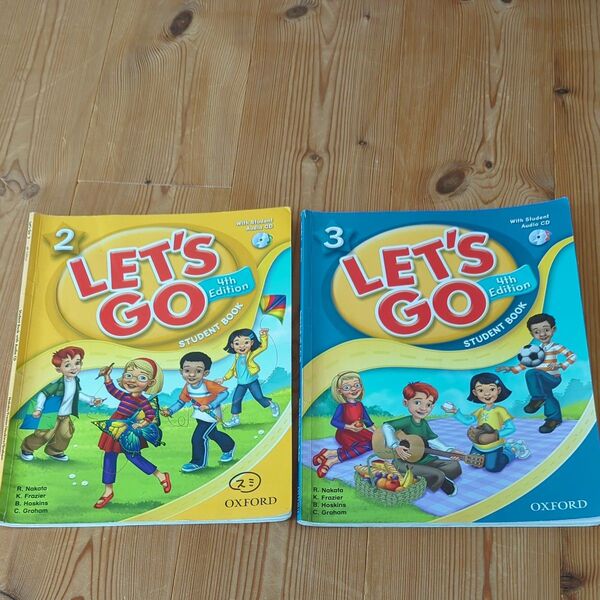 Lets Go: 2+3 Student Book With Audio CD Pack 英語教育 used 2冊