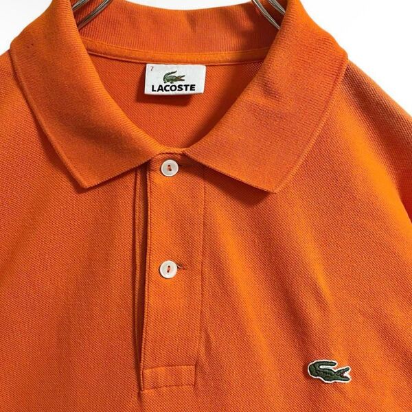 LACOSTE ラコステ ポロシャツ オレンジ 7 古着