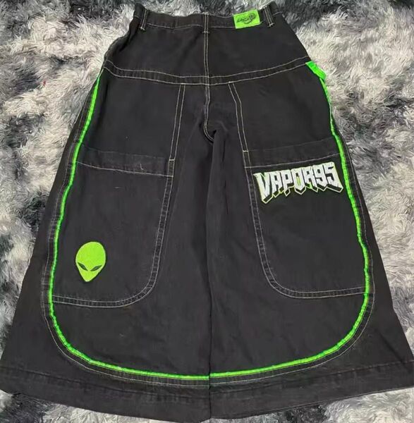 vapor デニム | size y2k HIPHOP スケボーskate jnco似 usa street アメカジ