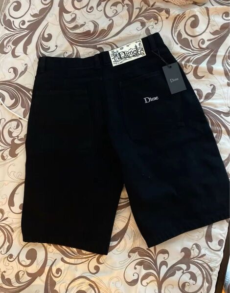 DIME ショーパン ショーツ m size スケボー sk8 ブラック ショートパンツ