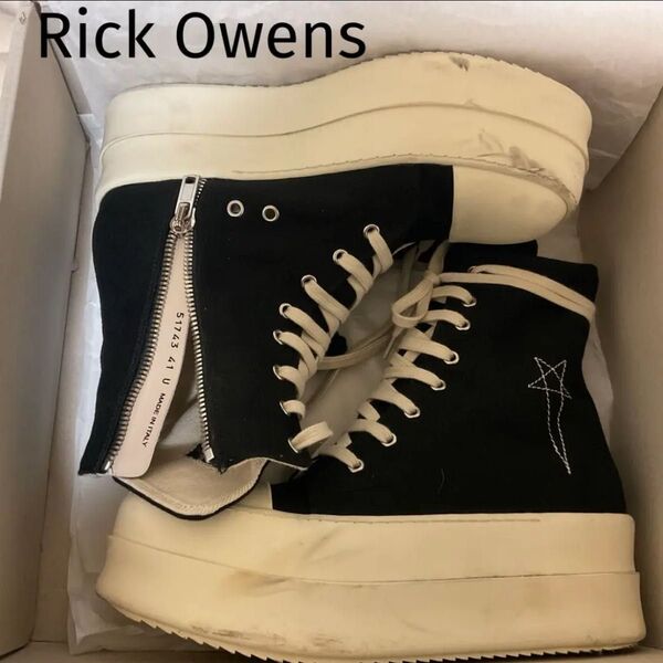 Rick Owens DRKSHDW ポータービル ダブルバンパー スニーカー 確実正規品