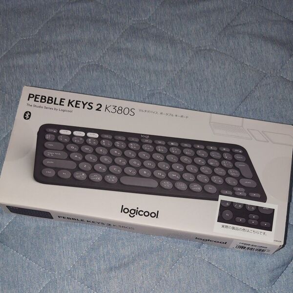 logicool PEBBLE KEYS 2 K380S ワイヤレスキーボード K380sGR(グラファイト)