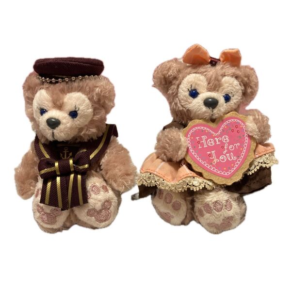 ダッフィー シェリーメイ ぬいぐるみストラップ2個セット