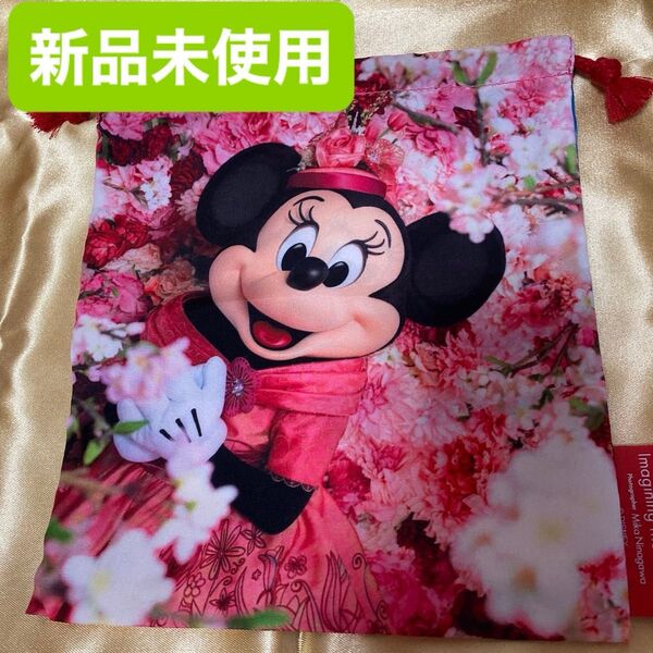 ミニーマウス(紐レッド) 巾着 「Imagining the Magic 蜷川実花×ディズニー」 東京ディズニーリゾート限定