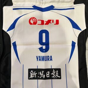 アルビレックス新潟 albirex ガラポン ユニフォーム 巾着 矢村健 2nd