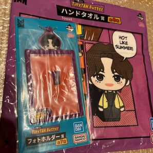 BTS TinyTAN V テヒョン テテ フォトホルダー タオル
