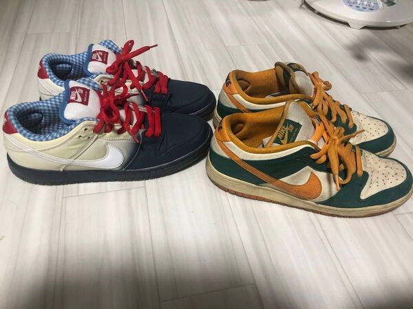 最終値下げNike SB Dunk Low Legion Pine Kumquat&Dorothy US10.5 鑑定済2足セット