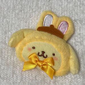 ポムポムプリン スプリングラビット シークレットヘアクリップ マスコット ヘアクリップ プリン スプリング ラビット サンリオ