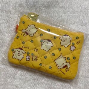 プリン キルト ポムポムプリン みんなのキルト シークレット シークレットミニフラットポーチ サンリオ ポーチ フラットポーチ