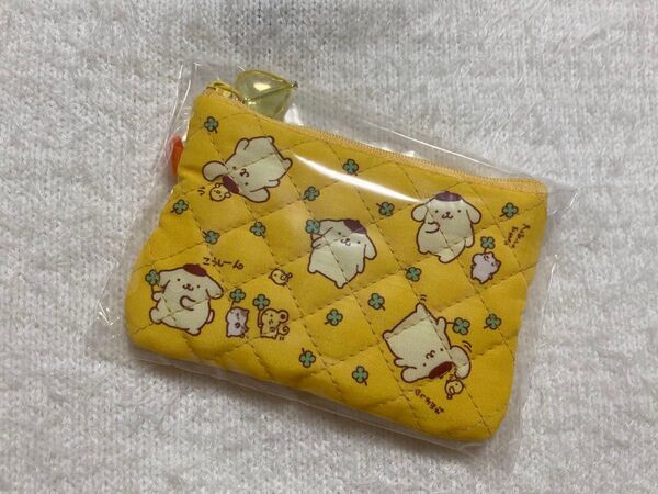 プリン キルト ポムポムプリン みんなのキルト シークレット シークレットミニフラットポーチ サンリオ ポーチ キルトポーチ