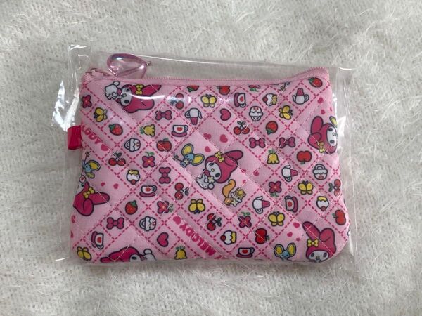 マイメロ サンリオ マイメロディ シークレットミニフラットポーチ シークレット キャラクター大賞 フラットポーチ キルト