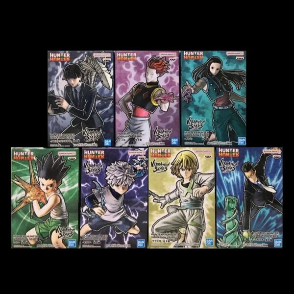HUNTER×HUNTER VIBRATION STARS ゴン キルア クラピカ レオリオ クロロ ヒソカ イルミ 7種セット