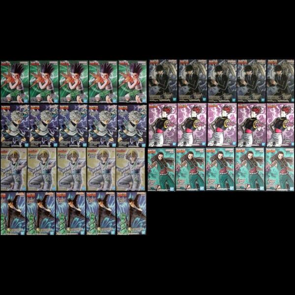 HUNTER×HUNTER VIBRATION STARS ゴン キルア クラピカ レオリオ クロロ ヒソカ イルミ 35個セット