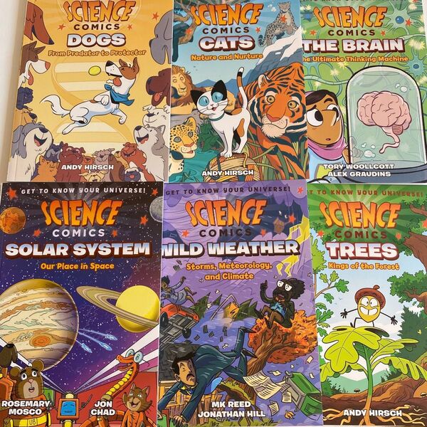 英語まんが Science comics 6冊 洋書 多読 サイエンス 惑星