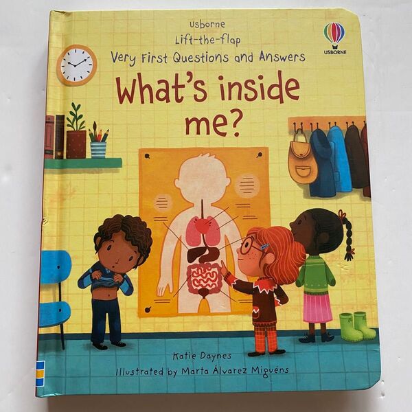 英語絵本Usborneしかけボードブック 体の仕組み