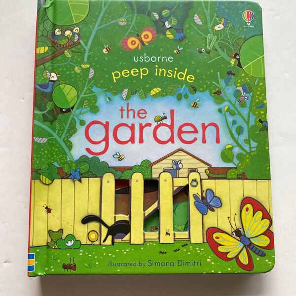 英語絵本 usborne ガーデン しかけボードブック Garden