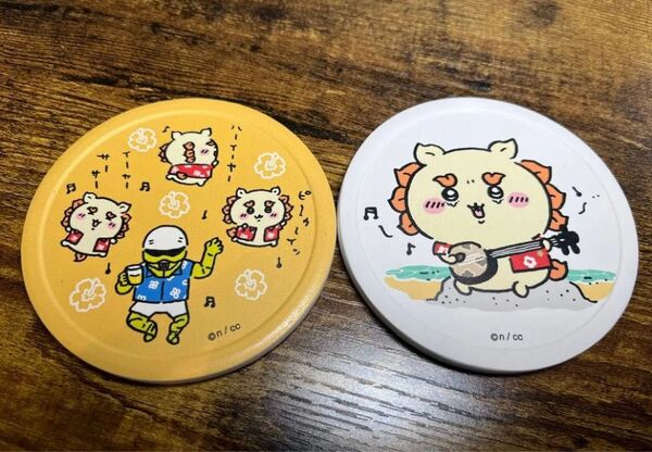 ちいかわ シーサー シーサーのおみやげやさん シーサー祭り 美濃焼吸水コースター 2個セット