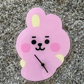 BT21 COOKY 壁掛け時計 ピンク