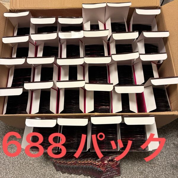 ワンピースカード 神速の拳 サーチ済み まとめ売り 688パック 未開封パック