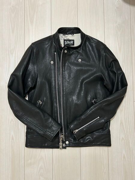 希少 Schott×remi relief レミレリーフ レザージャケット S