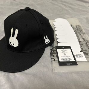 CUNE BBキャップ 19A1 キューン キャップ ベースボールキャップ ブラック ウサギ ユニセックス メンズ レディース