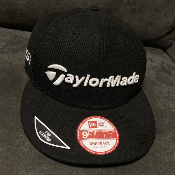 NEW ERA TaylorMade ブラック キャップ ニューエラ テーラーメイド 黒 帽子 ラウンド マーカー