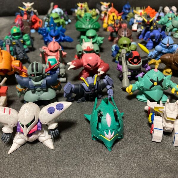 機動戦士ガンダム SDガンダム フルカラー フィギュア まとめ売り 50体以上 ソフビ ガシャポン ガチャ 食玩