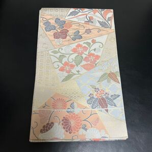 袋帯☆花柄 菊 桐 唐草
