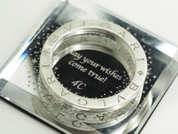BVLGARI ブルガリ ブルガリブルガリシルバーキーリング キーホルダー