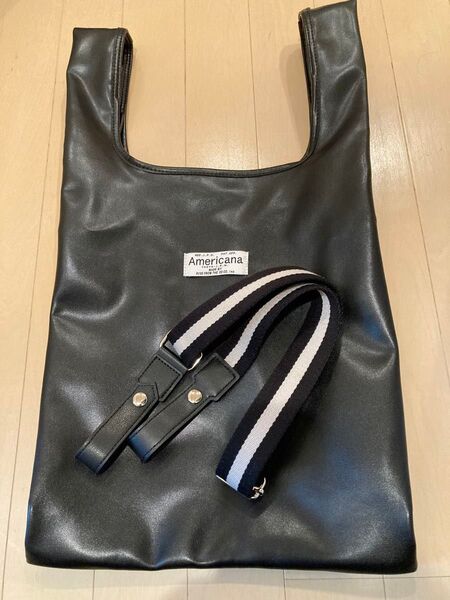 Americana ショルダーバッグ 2way ブラック