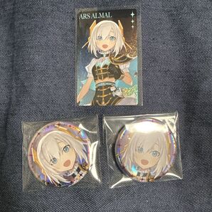 にじさんじ アルス・アルマル にじフェス OVERTURE 缶バッジ カード