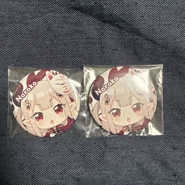 にじさんじ 奈羅花 にじさんじぷち 缶バッジ