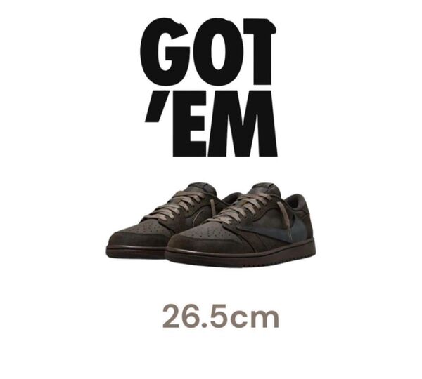 Nike Air Jordan 1 Low OG SP travis scott 26.5