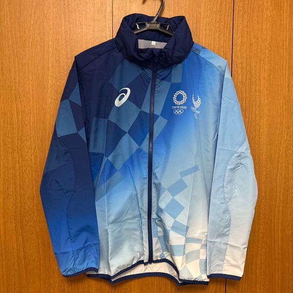 東京2020 オリンピック 公式ジャケット asics XS ブルー 未使用