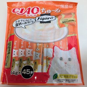 Figaro ちゅ~る とりささみ海鮮ミックス味 14g×45本 / チュール