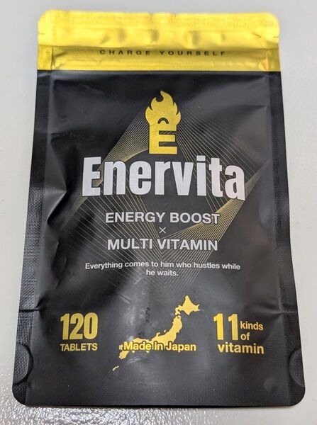 EnerVita 亜鉛 マカ マルチビタミン サプリメント 疲労回復 120粒