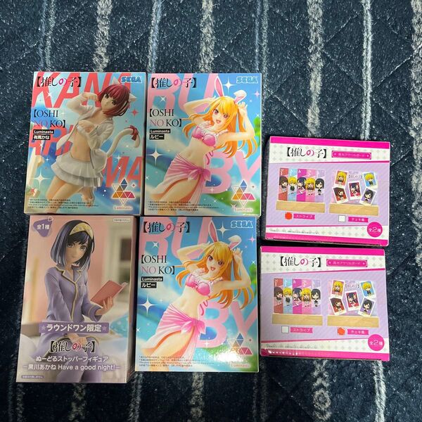 推しの子 フィギュア 有馬かな 黒川あかね ルビー 発光アクリルボード