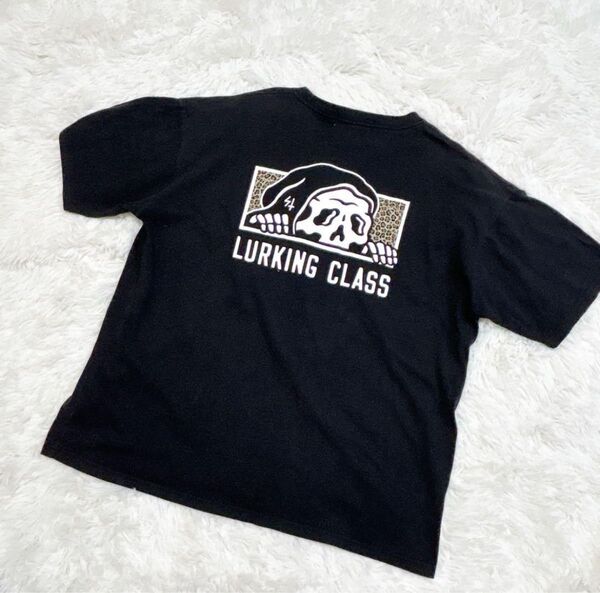 LURKING CLASS ラーキングクラス 黒 Tシャツ ブラック L 半袖 バックプリント メンズ L ムラムラスポーツ別注
