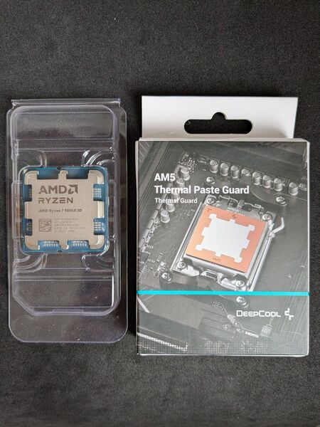 ◆未使用品◆ AMD Ryzen 7 9800X3D Socket AM5 (バルク品)+Deepcool 銅製 グリスガード