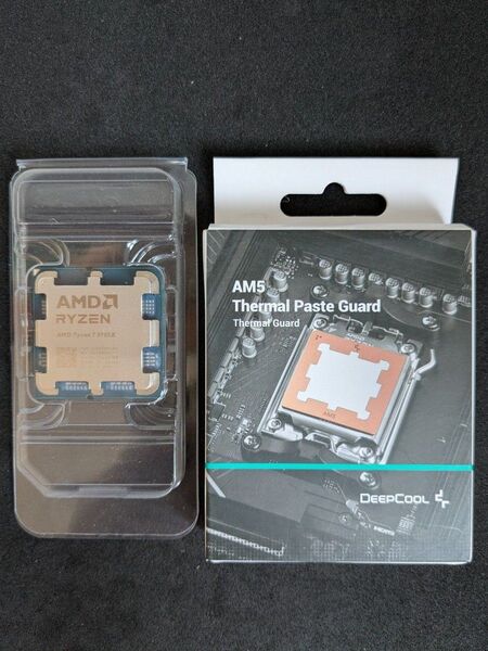 ◆未使用品◆ AMD Ryzen 7 9700X Socket AM5 (バルク品)+Deepcool 銅製 グリスガード