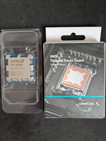 ◆未使用品◆ AMD Ryzen 7 9700X Socket AM5 (バルク品)+Deepcool 銅製 グリスガード