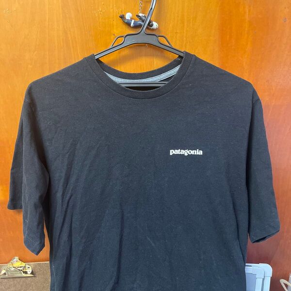 パタゴニア Tシャツ ブラック Sサイズ 半袖 ロゴ patagonia アウトドア